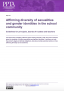 Affirming diversity of sexualities and gender identities in the school community