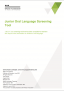 Junior oral language screening tool