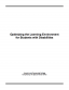 Optimizing the learning environment for students with disabilities