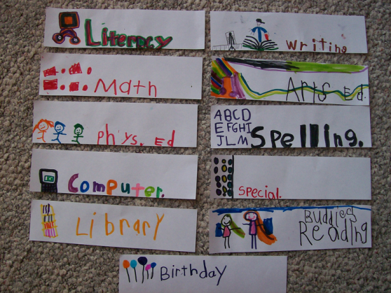 Classroom timetable