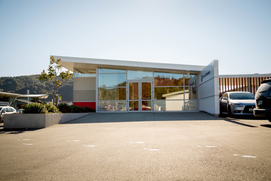 A wide ramp at Silverstream School